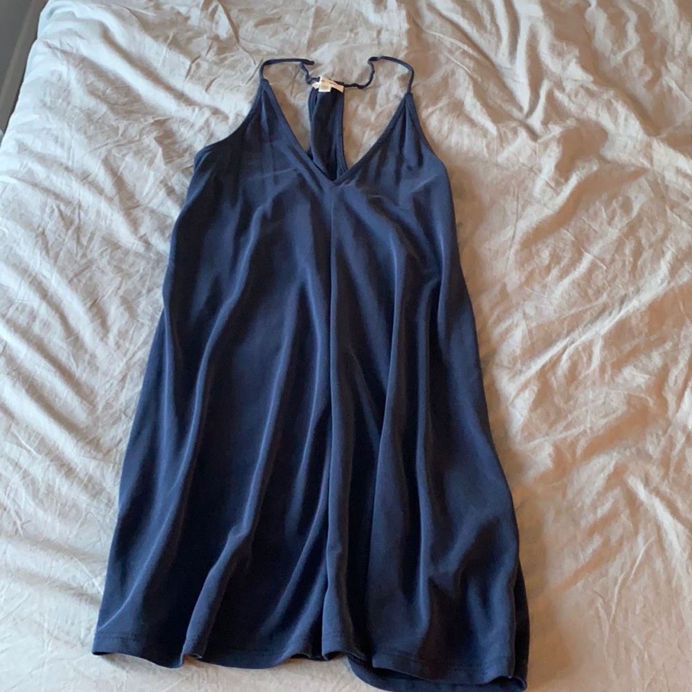 Dark blue dress